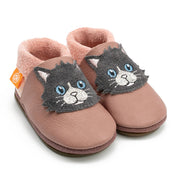 Barfußschuhe AMIGO Motiv Katze: Lila / 32/33 Orangenkinder®      NATURKINDCHEN