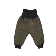 Hose muskat braun, Merinowolle & Seide (bio/GOTS): 50-56 Glückskind      NATURKINDCHEN