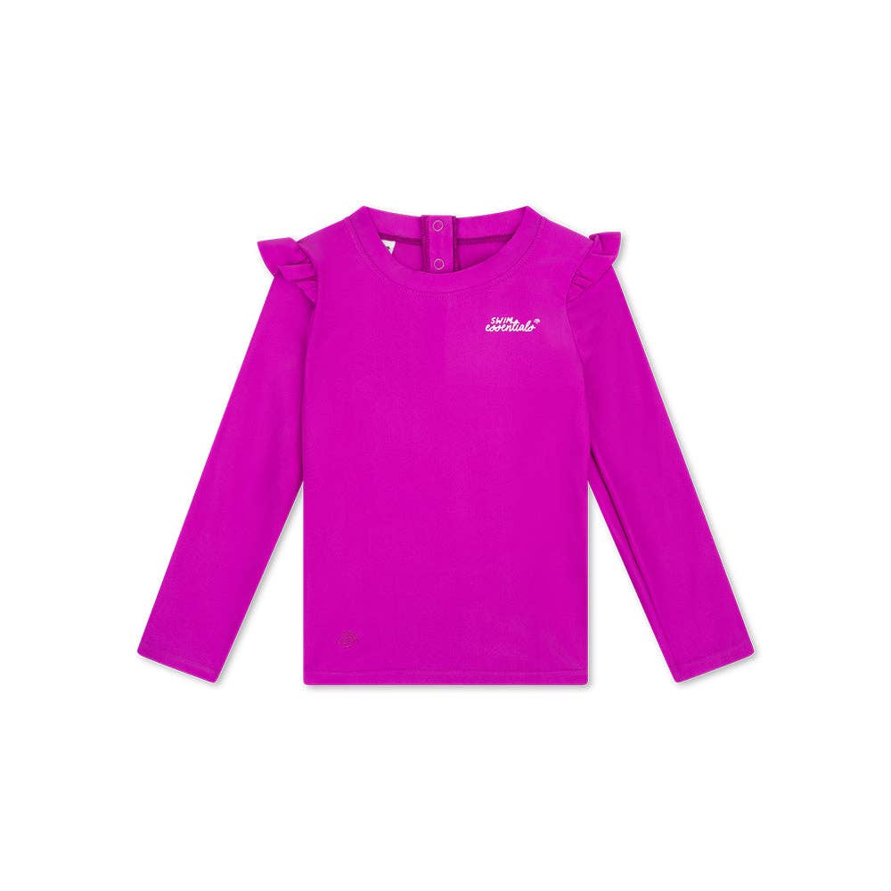 UV-Schwimm-T-Shirt, langärmlig – Lila – Wild Fuchsia: 110/116 Swim Essentials      NATURKINDCHEN