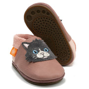 Barfußschuhe AMIGO Motiv Katze: Lila / 20/21 Orangenkinder®      NATURKINDCHEN