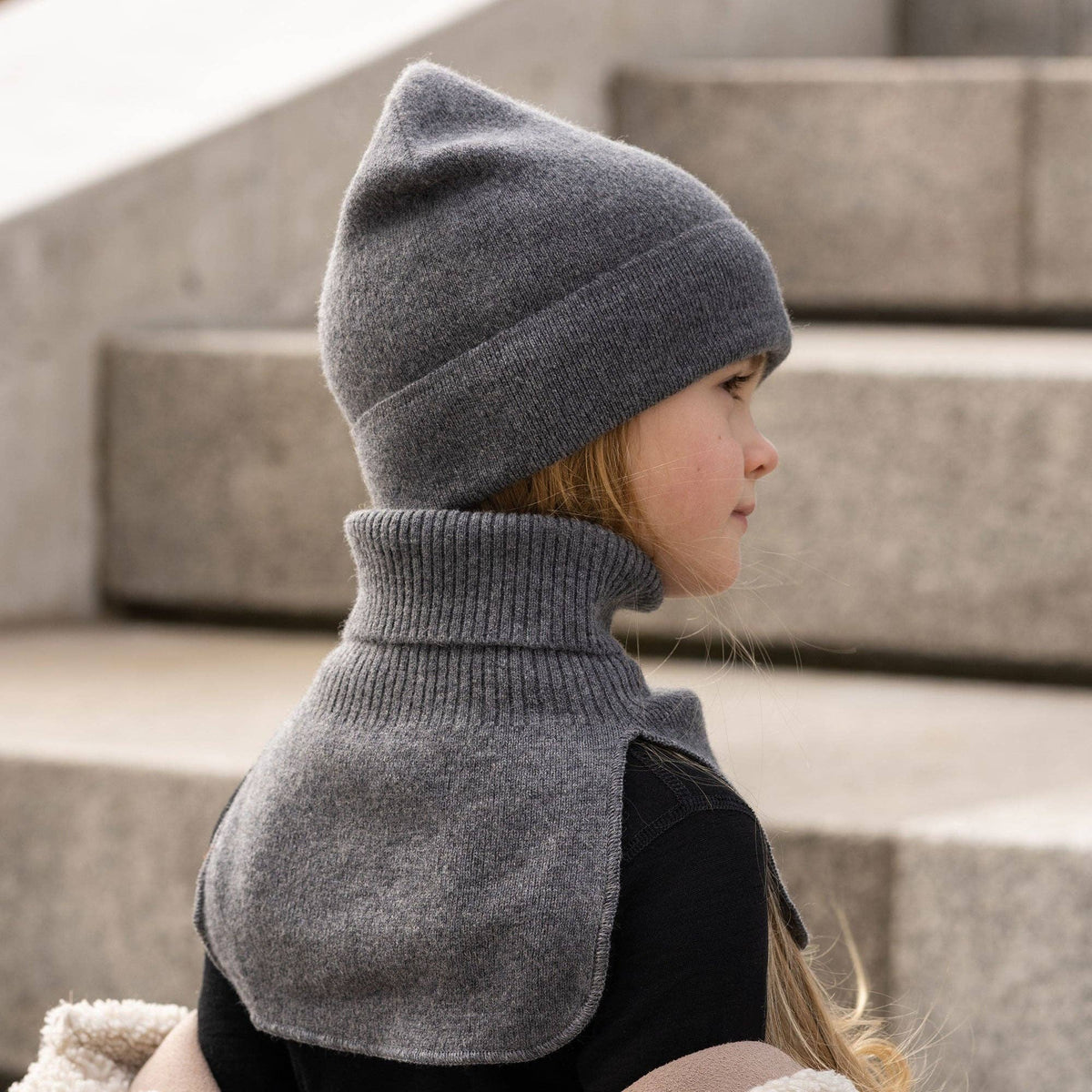 Dickie Halswärmer für Kinder aus Merino und Cashmere: Cremiges Beige / 0-3 Jahre menique      NATURKINDCHEN