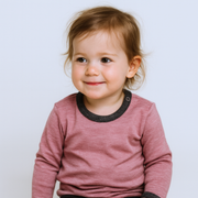 Shirt rosé, Merinowolle & Seide (bio/GOTS): 98-104 Glückskind      NATURKINDCHEN