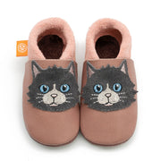 Barfußschuhe AMIGO Motiv Katze: Lila / 28/29 Orangenkinder®      NATURKINDCHEN