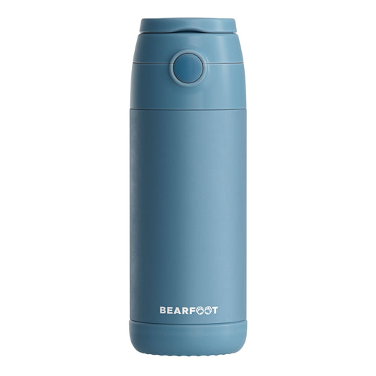 Thermo Kinder Trinkflasche Edelstahl - blau BEARFOOT      NATURKINDCHEN