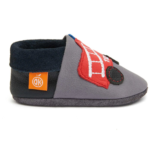 Kinder-Hausschuhe Frankie die Feuerwehr: 20/21 Orangenkinder®      NATURKINDCHEN