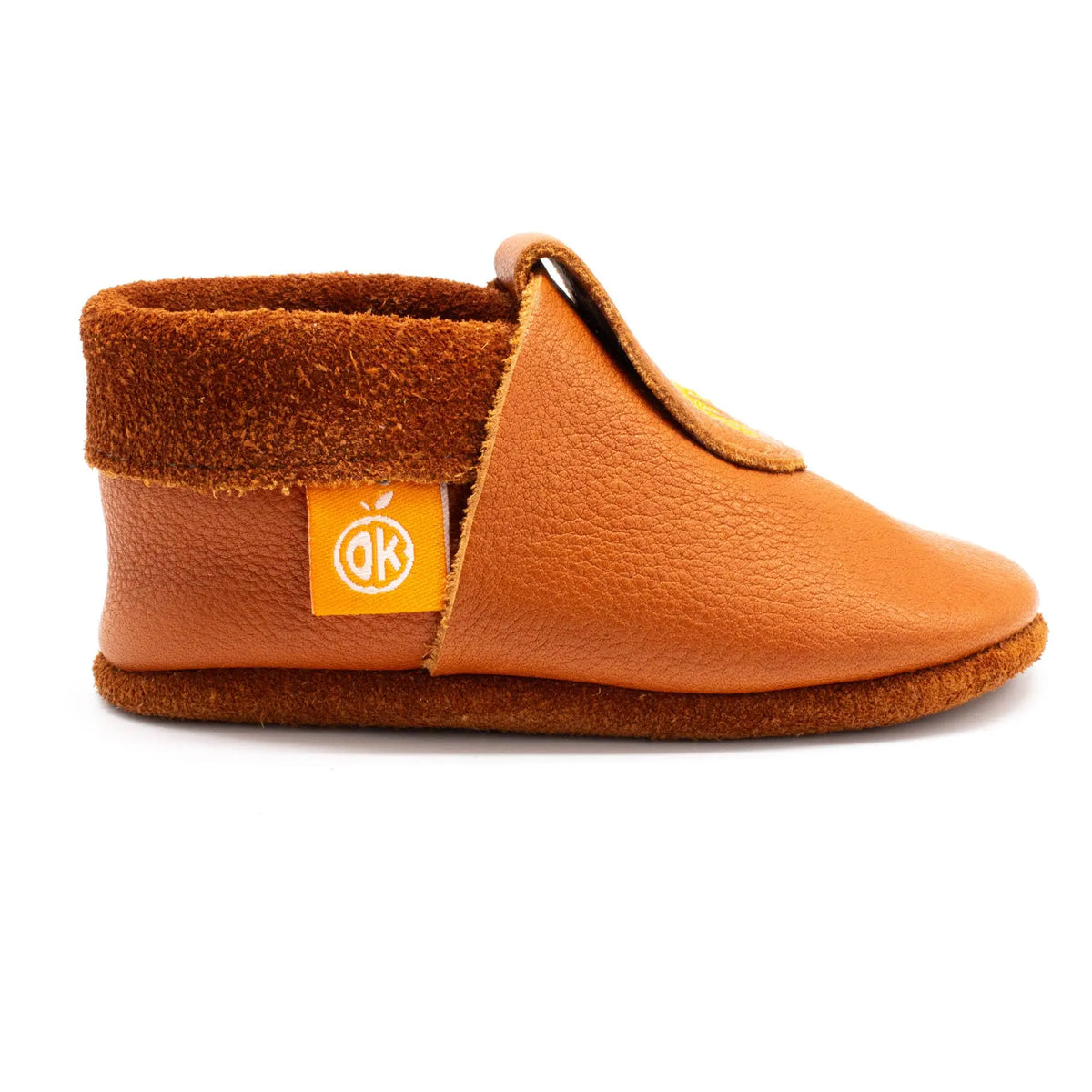 Kinder-Hausschuhe Poppie Giräffchen: 20/21 Orangenkinder®      NATURKINDCHEN