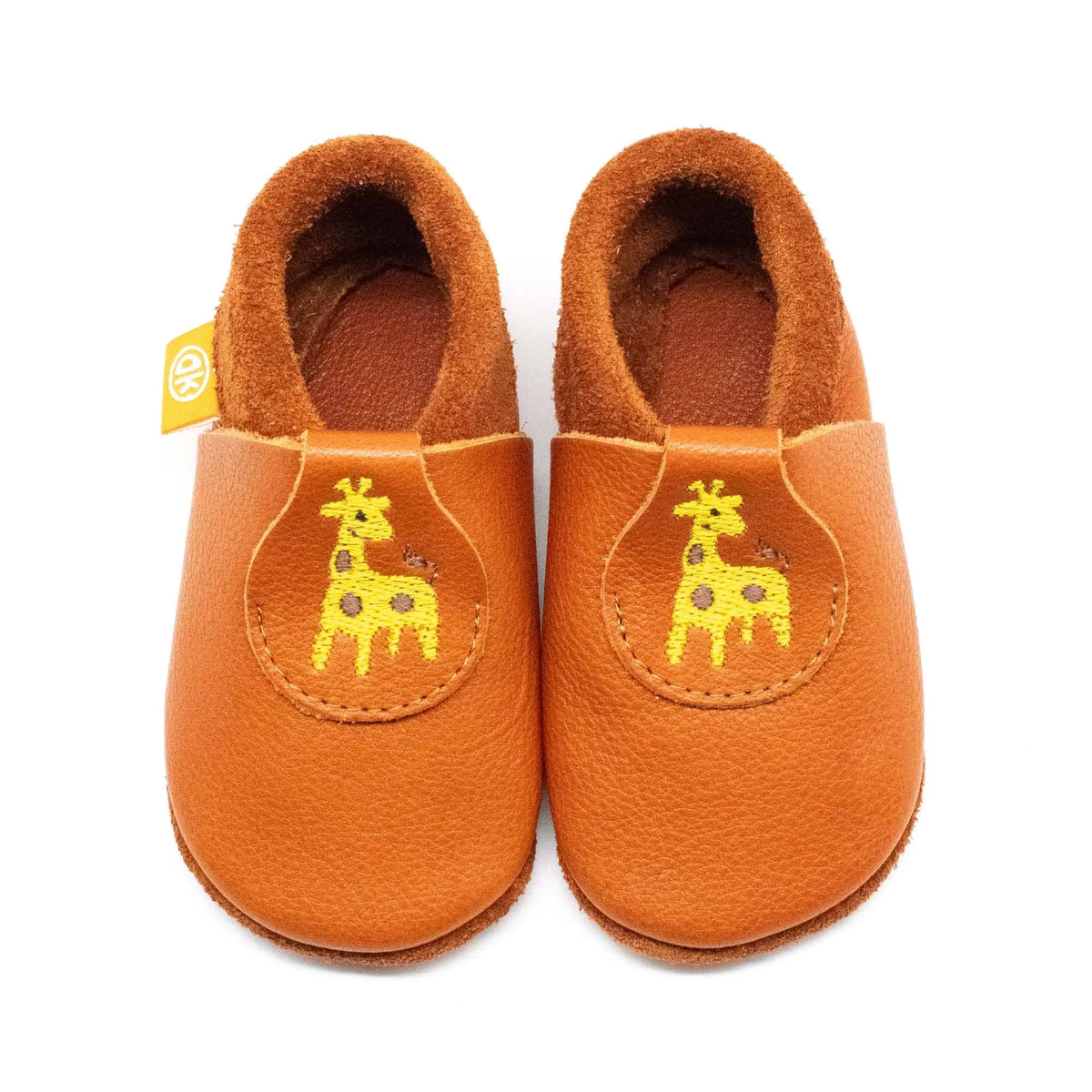 Kinder-Hausschuhe Poppie Giräffchen: 20/21 Orangenkinder®      NATURKINDCHEN