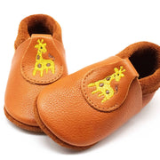 Kinder-Hausschuhe Poppie Giräffchen: 20/21 Orangenkinder®      NATURKINDCHEN
