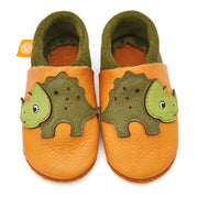 Kinder-Hausschuhe Trixie der Triceratops: 20/21 Orangenkinder®      NATURKINDCHEN