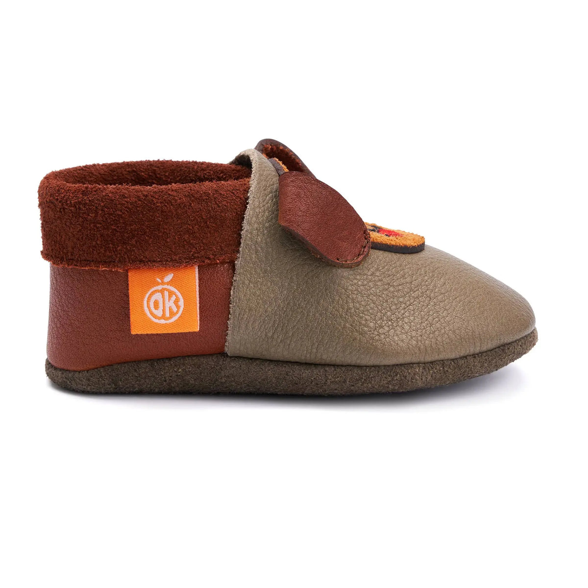 Kinder-Hausschuhe Waldi der Welpe: 20/21 Orangenkinder®      NATURKINDCHEN