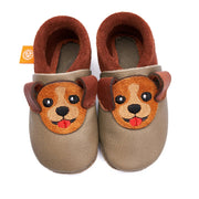 Kinder-Hausschuhe Waldi der Welpe: 20/21 Orangenkinder®      NATURKINDCHEN
