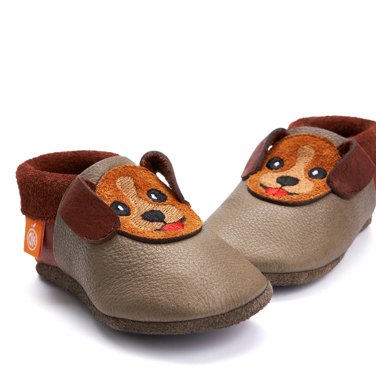 Kinder-Hausschuhe Waldi der Welpe: 20/21 Orangenkinder®      NATURKINDCHEN