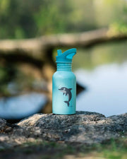 SteelIsh™ Trinkflasche 0,5 l Blau-Dolphin Carl Oscar      NATURKINDCHEN
