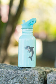 SteelIsh™ Trinkflasche 0,5 l Blau-Dolphin Carl Oscar      NATURKINDCHEN