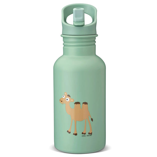 SteelIsh™ Trinkflasche 0,5 l Grün-Kamel Carl Oscar      NATURKINDCHEN