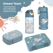 Thermo Kinder Trinkflasche Edelstahl - Astro Bär blau BEARFOOT      NATURKINDCHEN