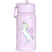 Thermo Kinder Trinkflasche Edelstahl - Einhorn lila BEARFOOT      NATURKINDCHEN