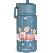 Thermo Kinder Trinkflasche Edelstahl - Feuerwehr BEARFOOT      NATURKINDCHEN
