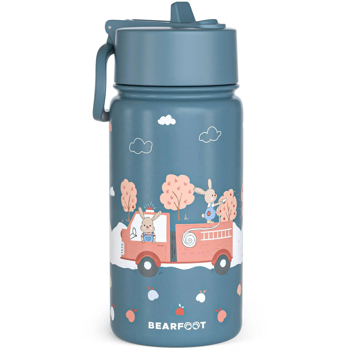 Thermo Kinder Trinkflasche Edelstahl - Feuerwehr BEARFOOT      NATURKINDCHEN