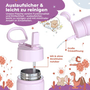 Thermo Kinder Trinkflasche Edelstahl - Lama lila BEARFOOT      NATURKINDCHEN