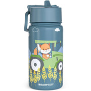 Thermo Kinder Trinkflasche Edelstahl - Traktor BEARFOOT      NATURKINDCHEN