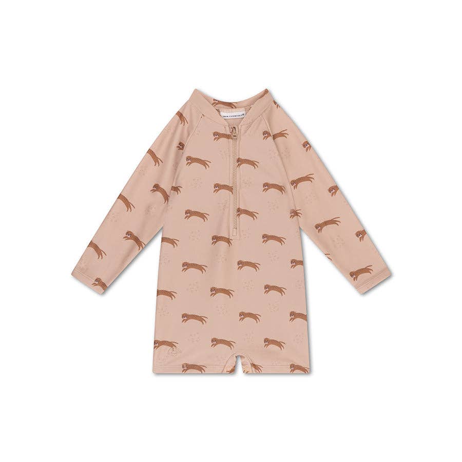 UV-Badeanzug Jungen - Beige - Roamer: 86/92 Swim Essentials      NATURKINDCHEN