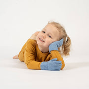 Strickhandschuhe aus Merinowolle und Cashmere für Kinder: Cremiges Beige / 5 - 7 Jahre menique      NATURKINDCHEN