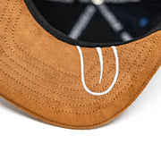 Frechdachs Snapback Cap für Kinder - Petrol Cord (Kids L) Hand und Feuer