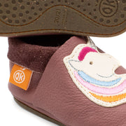 Barfußschuhe AMIGO Motiv Einhorn: Lila / 20/21 Orangenkinder®      NATURKINDCHEN