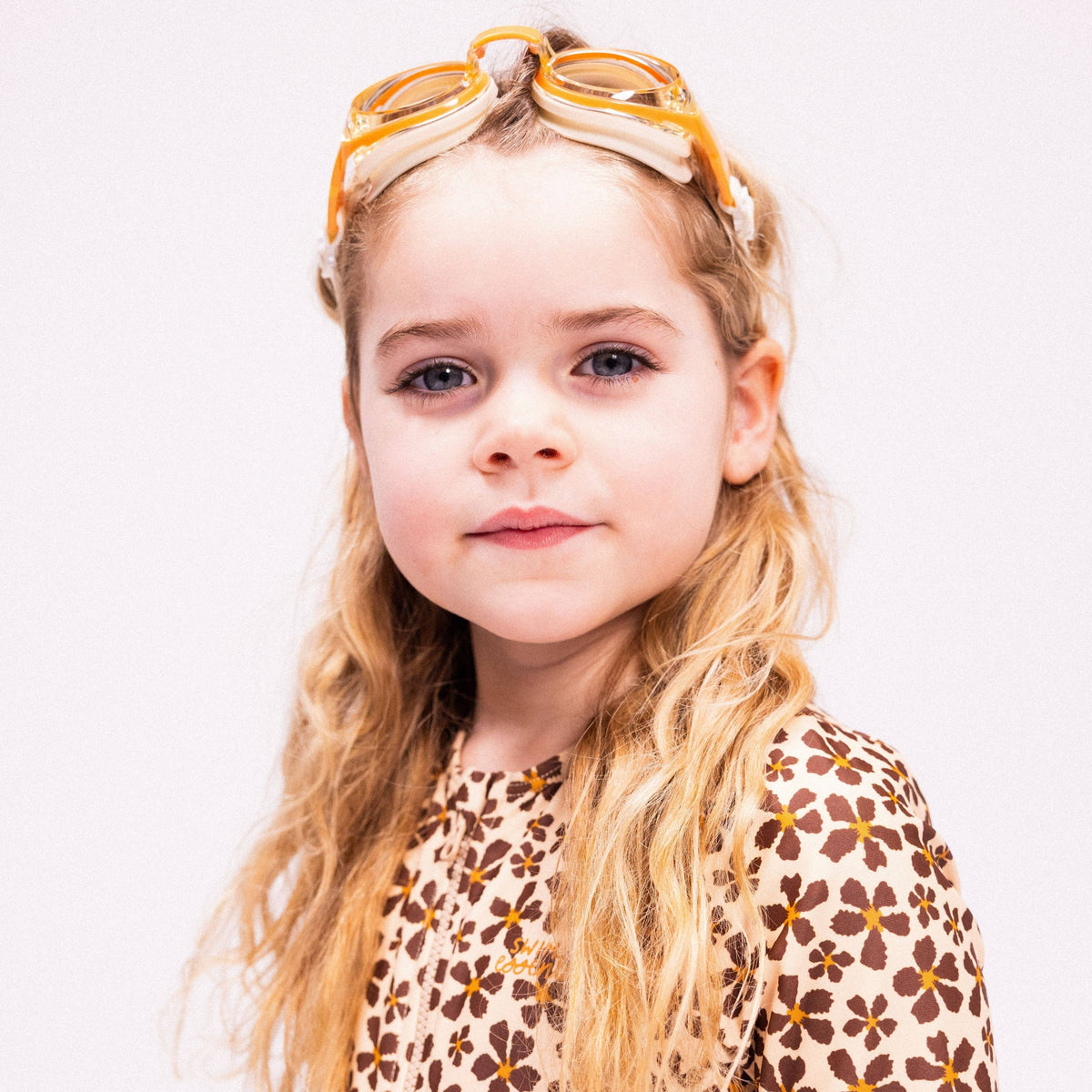 Schwimmbrille - Beige - Leopard Swim Essentials      NATURKINDCHEN
