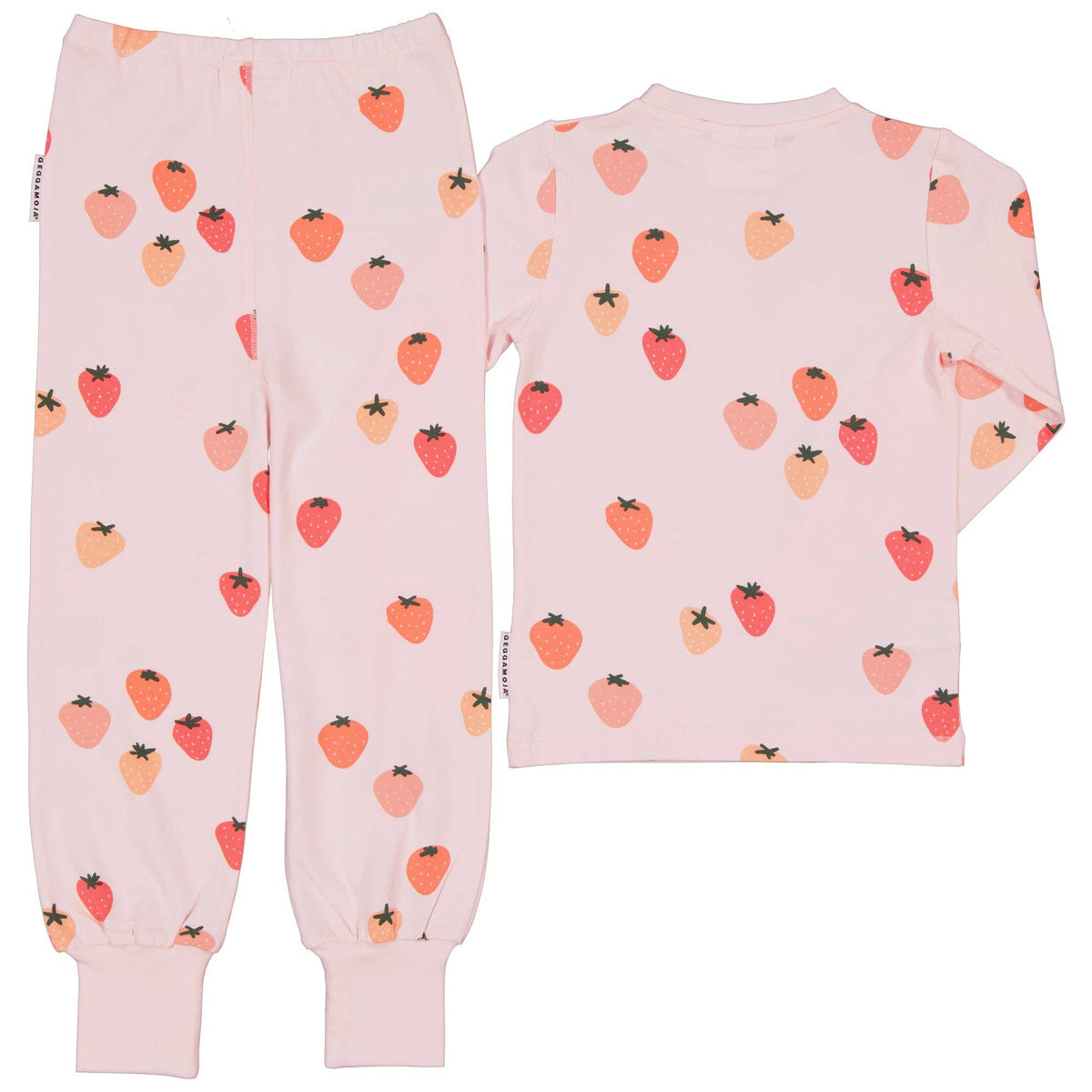 Pyjamas zweiteilig Bambus Erdbeere: 110/116 Geggamoja      NATURKINDCHEN