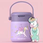 Thermobehälter Kinder Edelstahl - Einhorn lila BEARFOOT      NATURKINDCHEN