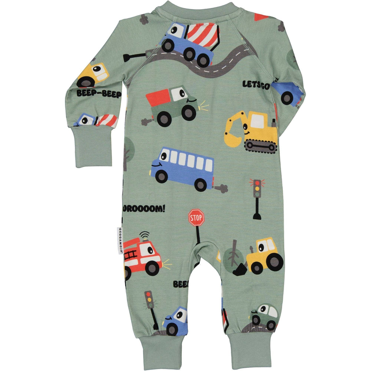 Pyjamas Bambus Traktor grün: 50/56 Geggamoja      NATURKINDCHEN