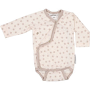 Wickelbody Bambus Beige Kleeblatt: 62/68 Geggamoja      NATURKINDCHEN