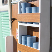 Becher  CONNECT CUP L 2er-Set: Nature flower blue Koziol ideas for friends GmbH      NATURKINDCHEN