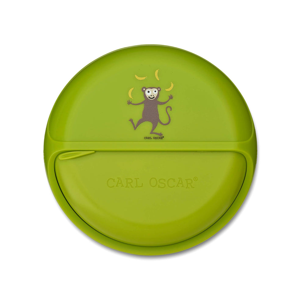 MiniDISC™ Lime Monkey – Snackspender mit drehbaren Fächern