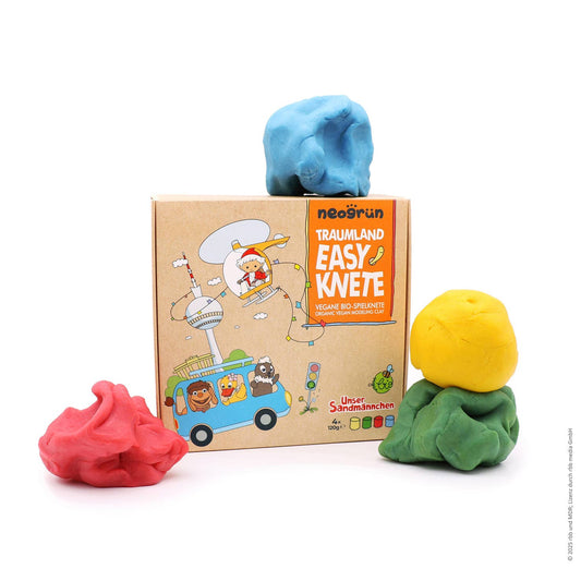 Traumland Easy-Knete 4er Set NEOGRÜN      NATURKINDCHEN