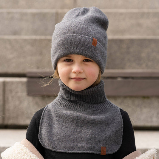 Dickie Halswärmer für Kinder aus Merino und Cashmere: Staubig rosa / 0-3 Jahre menique      NATURKINDCHEN