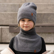 Dickie Halswärmer für Kinder aus Merino und Cashmere: Cremiges Beige / 3-10 Jahre menique      NATURKINDCHEN