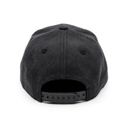 Schlawiner Snapback Cap für Kinder - Grau Filz (Kids L) Hand und Feuer