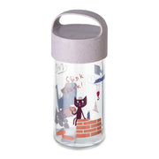 Snackpot / Trinkflasche BUDDY SNACK 0,5 TRUCKS: Organic grey trucks Koziol ideas for friends GmbH      NATURKINDCHEN