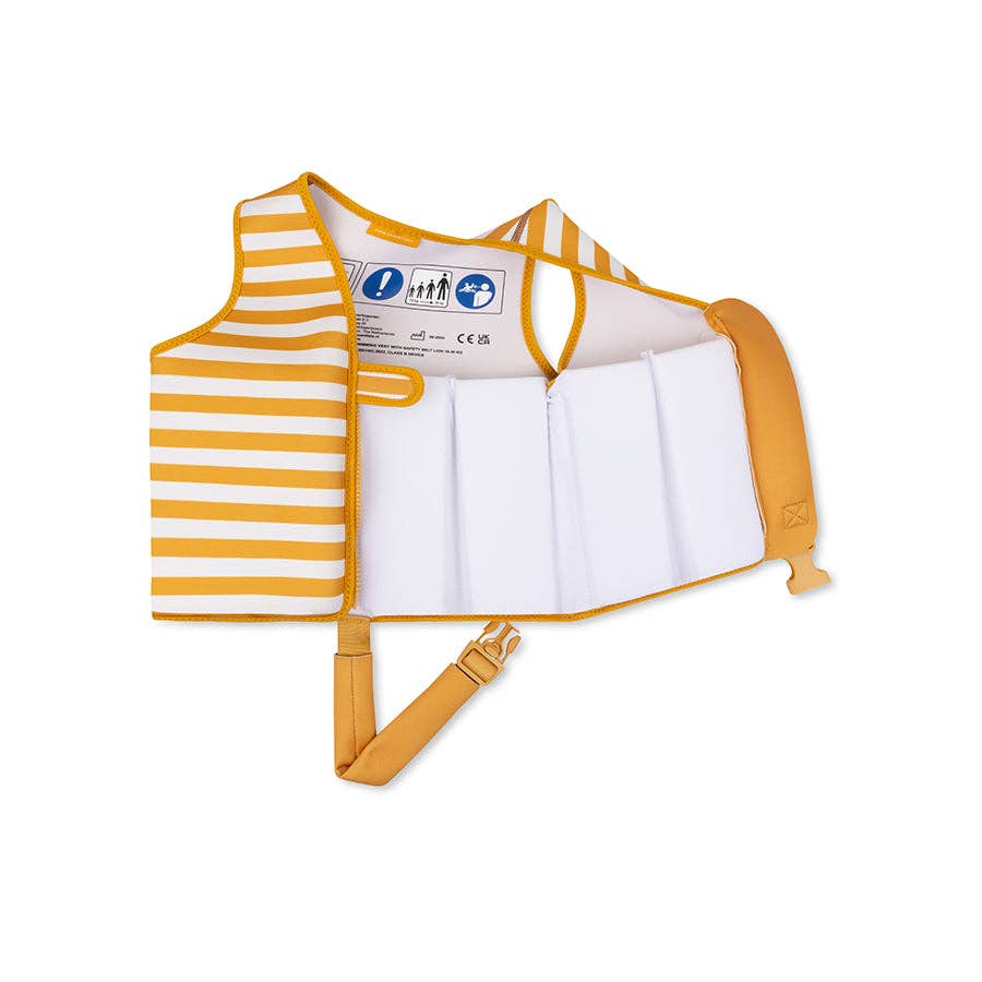 Schwimmweste - Orange/Weiß - Flow: 2 /3 Jahre Swim Essentials      NATURKINDCHEN