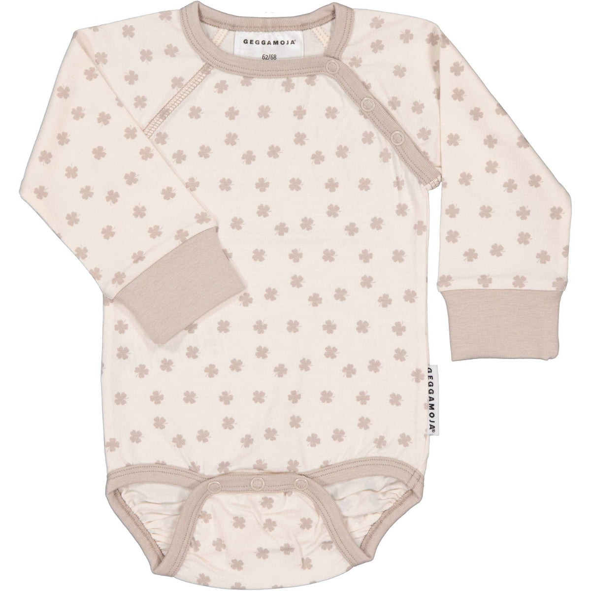 Body Bambus Beige Kleeblatt: 86/92 Geggamoja      NATURKINDCHEN