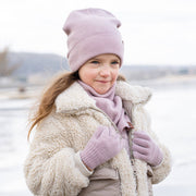 Strickhandschuhe aus Merinowolle und Cashmere für Kinder: Helles Grau / 1 - 3 Jahre menique      NATURKINDCHEN