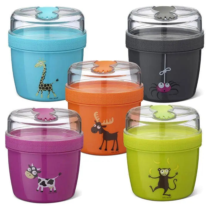 N'ice Cup - L, Lunchbox mit Kühlscheibe (gemischt 3x5 Stück) Carl Oscar      NATURKINDCHEN
