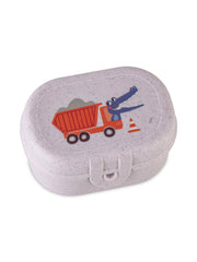 Snackbox PASCAL MINI TRUCKS: Organic grey trucks Koziol ideas for friends GmbH      NATURKINDCHEN