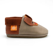 Barfußschuhe AMIGO Motiv Welpe: Beige / 28/29 Orangenkinder®      NATURKINDCHEN
