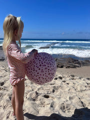 Strandball - Altrosa - Leopard Swim Essentials      NATURKINDCHEN