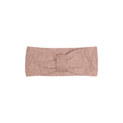 Strickstirnband für Kinder mit Band aus Merino und Cashmere: Staubig rosa / >7 Jahre menique      NATURKINDCHEN