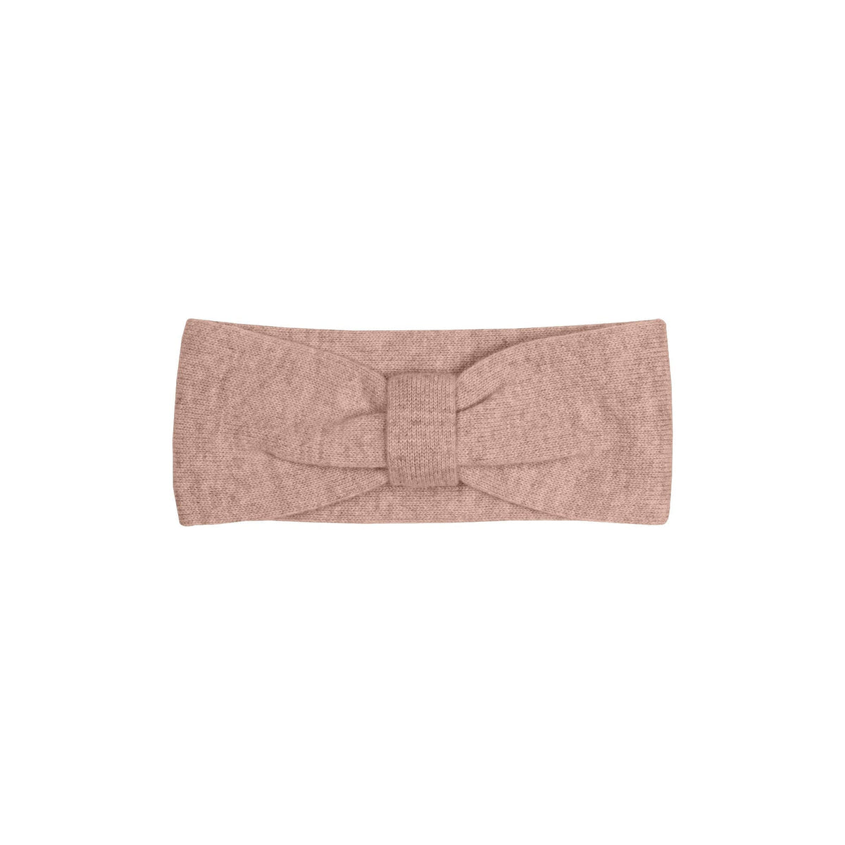 Strickstirnband für Kinder mit Band aus Merino und Cashmere: Staubig rosa / >7 Jahre menique      NATURKINDCHEN